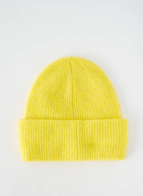 Bonnet jaune SAMSOE & SAMSOE femme