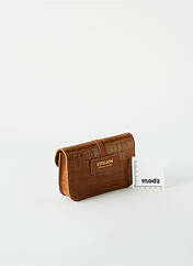 Porte-monnaie marron ESTELLON pour femme seconde vue