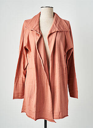 Gilet manches longues stretch rose STEFAN GREEN femme