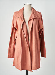 Gilet manches longues stretch rose STEFAN GREEN femme