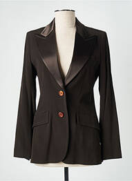 Blazer poches marron TEENFLO MAURICE TARICA femme