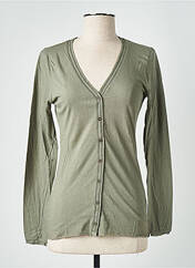 Gilet manches longues vert STEFAN GREEN pour femme seconde vue