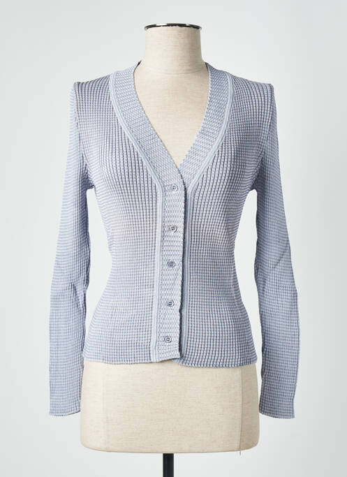 Gilet manches longues violet STEFAN GREEN pour femme