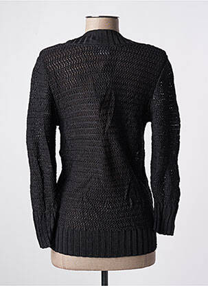 Pull col v manches 3/4 noir STEFAN GREEN femme