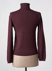 Pull col roulé rouge STEFAN GREEN pour femme seconde vue