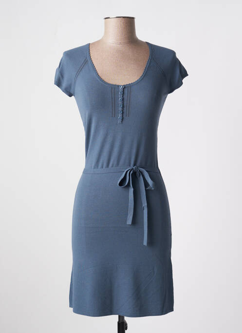 Robe courte bleu TEENFLO pour femme