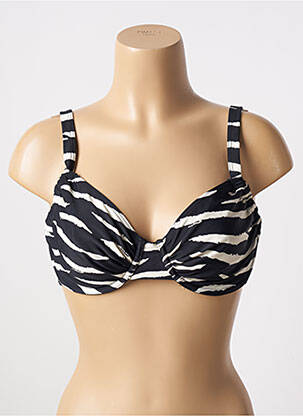 Haut de maillot de bain stretch haut soutien-gorge emboitant noir SUN PROJECT femme