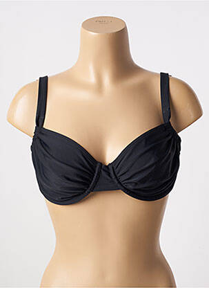 Haut de maillot de bain stretch haut soutien-gorge emboitant noir SUN PROJECT femme
