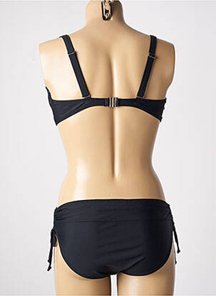 Maillot de bain 2 pièces stretch haut soutien-gorge emboitant noir SUN PROJECT femme