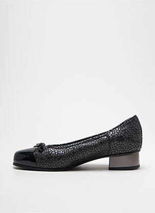 Ballerines matière lisse talon plat jusqu'à 3cm noir JMG HOUCKE femme