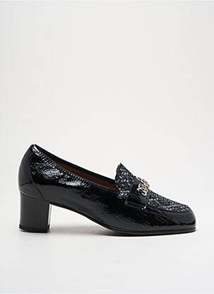 Mocassins talon bottier talon de 4 à 6cm noir JMG HOUCKE femme