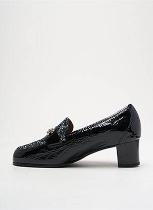 Mocassins talon bottier talon de 4 à 6cm noir JMG HOUCKE femme