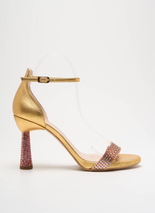 Sandales/nu pieds talon aiguille talon de 7 à 9cm or LODI femme