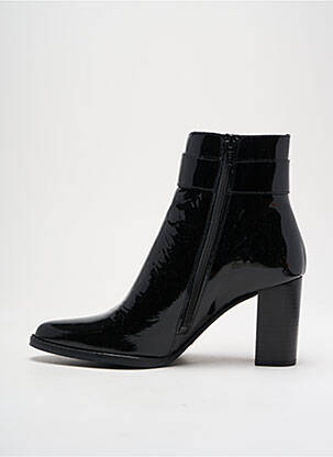 Bottines/boots matière lisse talon de 7 à 9cm noir MYMA femme