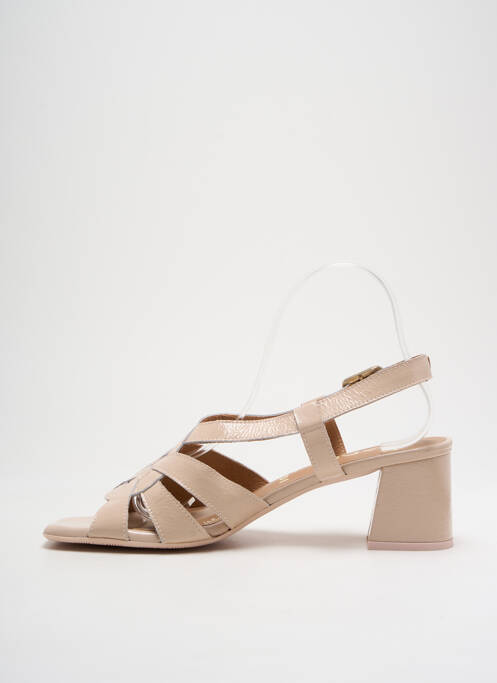 Sandales/Nu pieds beige GADEA pour femme