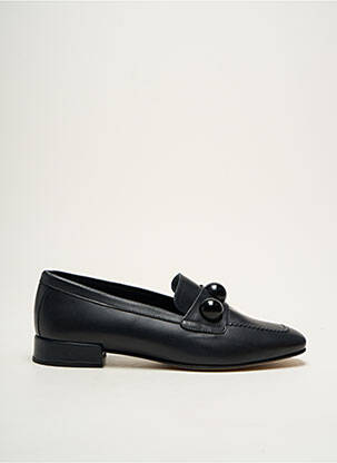 Mocassins matière lisse talon plat jusqu'à 3cm noir PERTINI femme