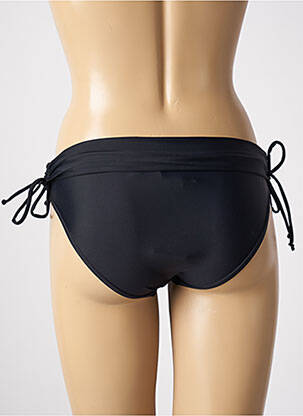 Bas de maillot de bain effet matière satinée culotte noir SUN PROJECT femme
