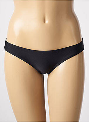 Bas de maillot de bain effet matière satinée culotte noir RIO DE SOL femme