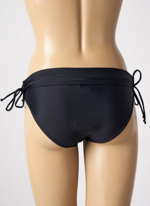 Bas de maillot de bain effet matière satinée culotte noir SUN PROJECT femme