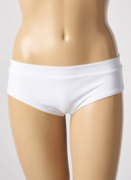 Bas de maillot de bain blanc LAGON BLEU pour femme