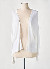 Gilet manches longues blanc MONTAGUT pour femme seconde vue