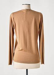 Gilet manches longues marron MONTAGUT pour femme seconde vue