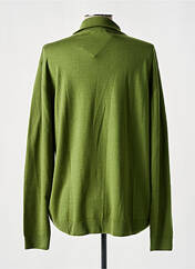 Gilet manches longues vert MONTAGUT pour femme seconde vue