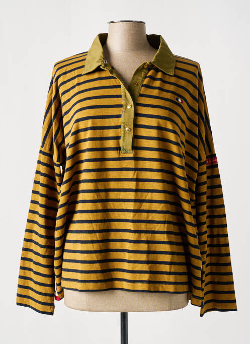 Polo marron LA MARINIÈRE FRANÇAISE pour femme