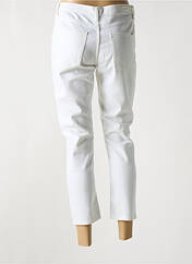 Jeans coupe slim blanc ACQUAVERDE pour femme seconde vue