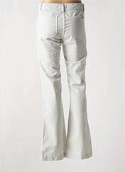 Pantalon flare blanc ACQUAVERDE pour femme seconde vue