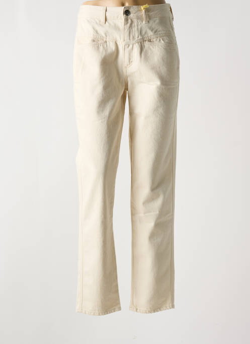 Jean coupe Mom beige CLOSED pour femme