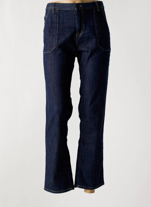 Jeans coupe droite bleu ACQUAVERDE pour femme