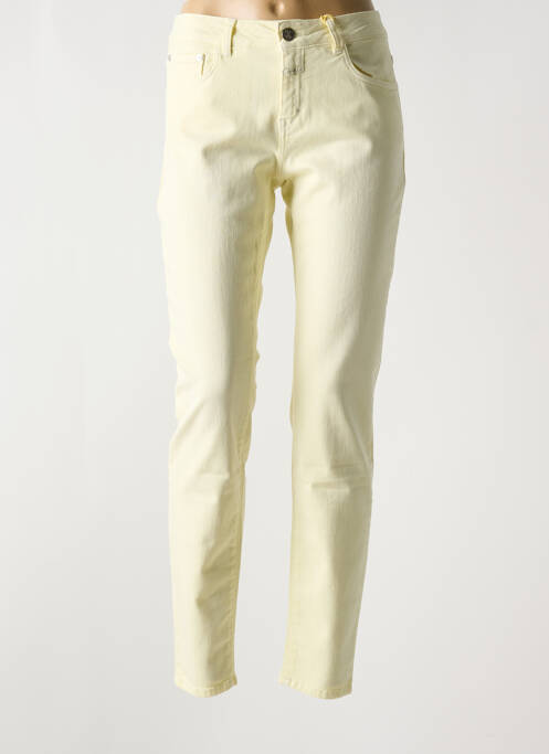 Jeans coupe slim jaune CLOSED pour femme