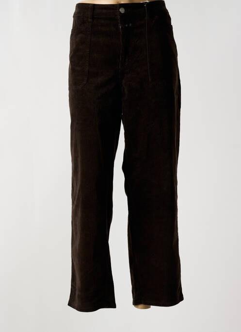Pantalon droit marron CLOSED pour femme