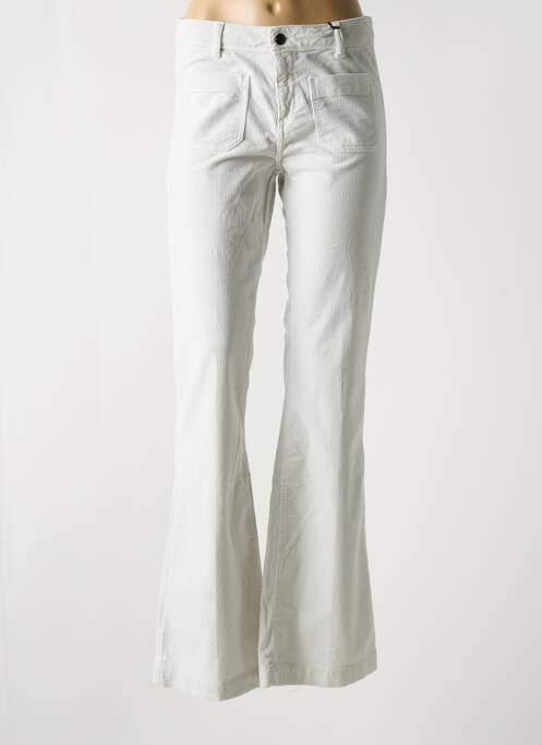 Pantalon flare blanc ACQUAVERDE pour femme