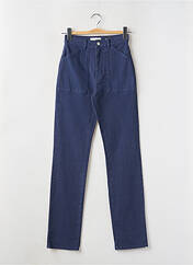 Jean coupe Mom bleu ACQUAVERDE pour femme seconde vue