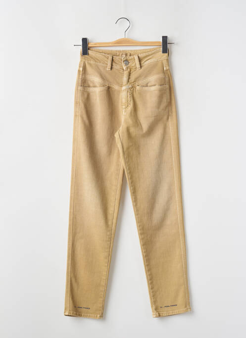 Jean coupe Mom beige CLOSED pour femme