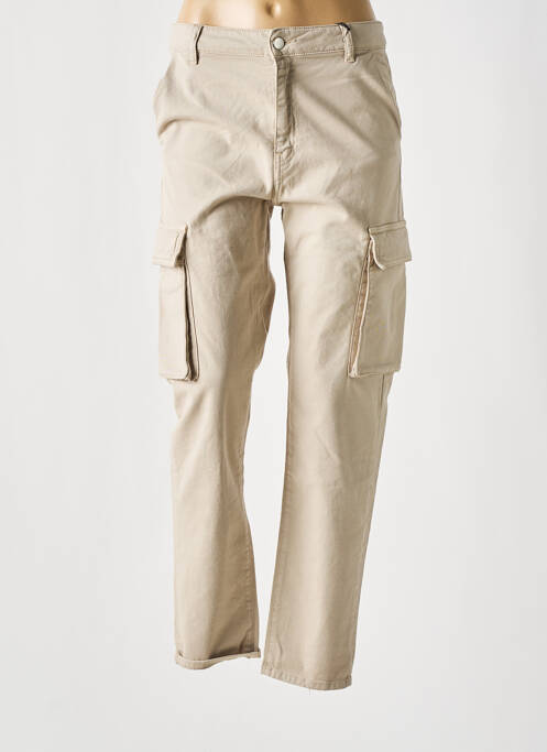 Pantalon cargo beige ACQUAVERDE pour femme