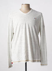 T-shirt blanc LA MARINIÈRE FRANÇAISE pour homme seconde vue