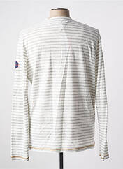 T-shirt blanc LA MARINIÈRE FRANÇAISE pour homme seconde vue