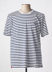 T-shirt bleu LA MARINIÈRE FRANÇAISE pour homme seconde vue