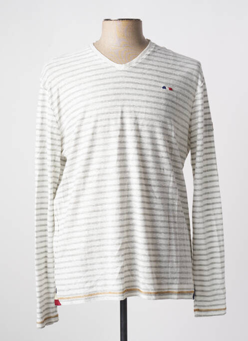 T-shirt blanc LA MARINIÈRE FRANÇAISE pour homme