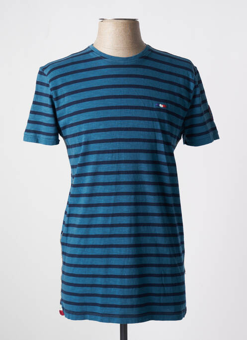 T-shirt bleu LA MARINIÈRE FRANÇAISE pour homme