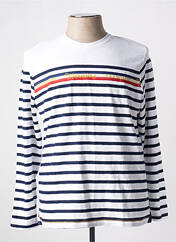 T-shirt blanc LA MARINIÈRE FRANÇAISE pour homme seconde vue