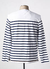 T-shirt blanc LA MARINIÈRE FRANÇAISE pour homme seconde vue
