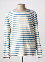 T-shirt bleu LA MARINIÈRE FRANÇAISE pour homme seconde vue