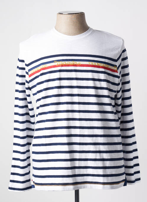 T-shirt blanc LA MARINIÈRE FRANÇAISE pour homme