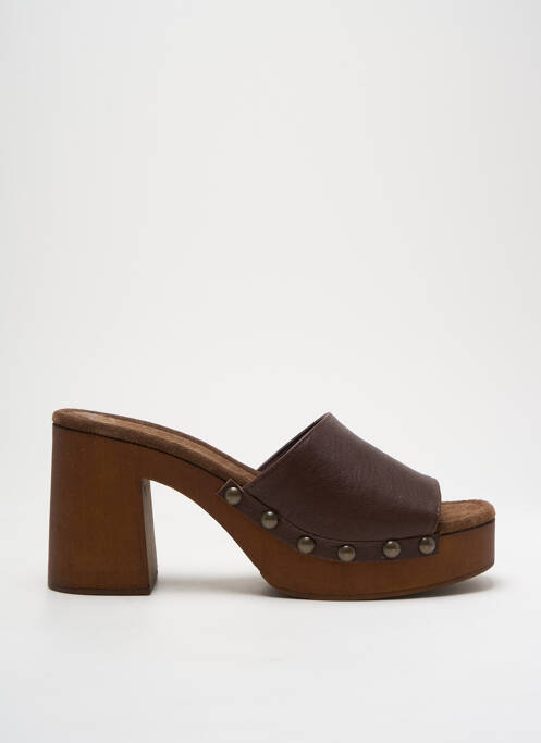 Mules/Sabots marron SEMERDJIAN pour femme