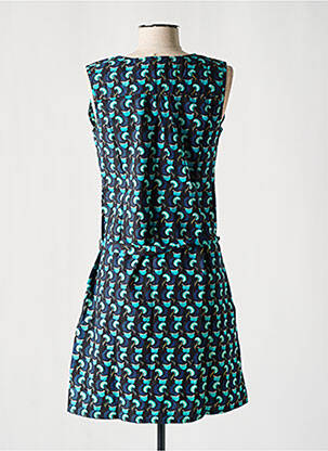 Robe courte sans manche sans manche noir COTON DU MONDE femme