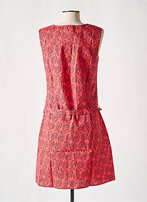 Robe courte sans manche sans manche rose COTON DU MONDE femme
